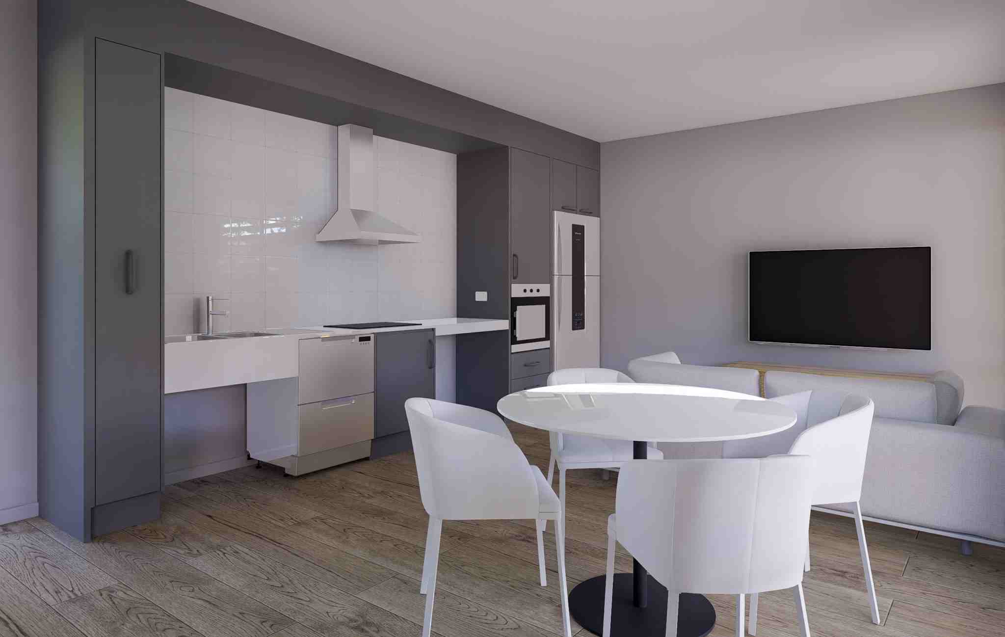 Wendouree specialist disability accommodation villa kitchen