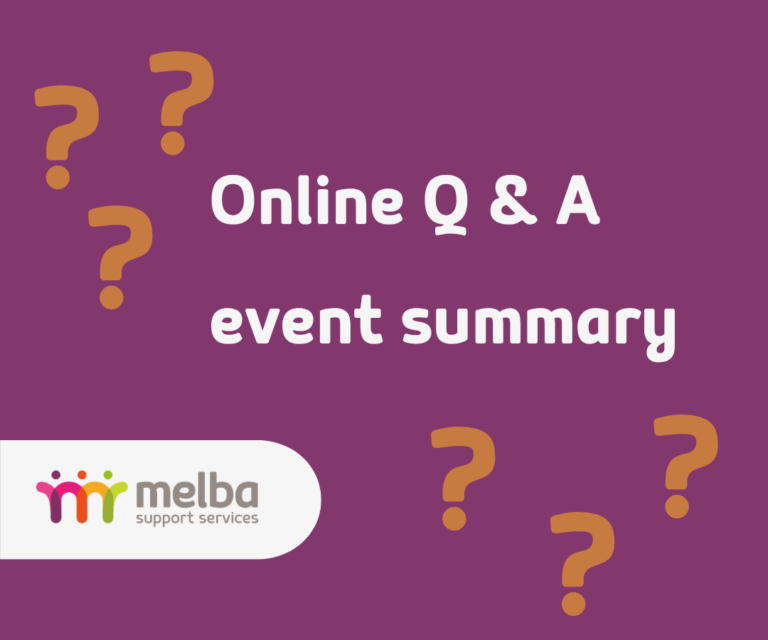 Online Q & A summary