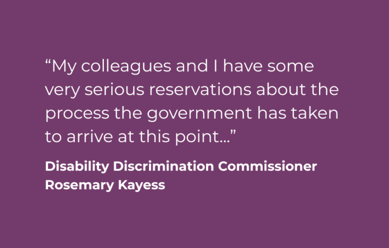 Melba Support Services welcomes Human Rights Commission call to Australia Government to “hit pause” on NDIS reform Bill